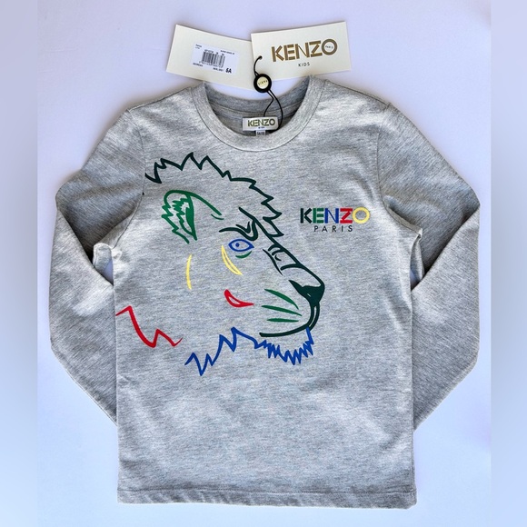 KENZO KIDS Geordan Lion Panther T-Shirt NWT - Picture 6 of 14